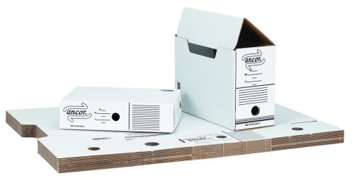 Caixa Arquivo Morto Lomb. 8 cm Ref. CX-AZ-CAN-8 Desm. ANCOR , Ancor , PA02CXAZCAN8201 , 05604730000566